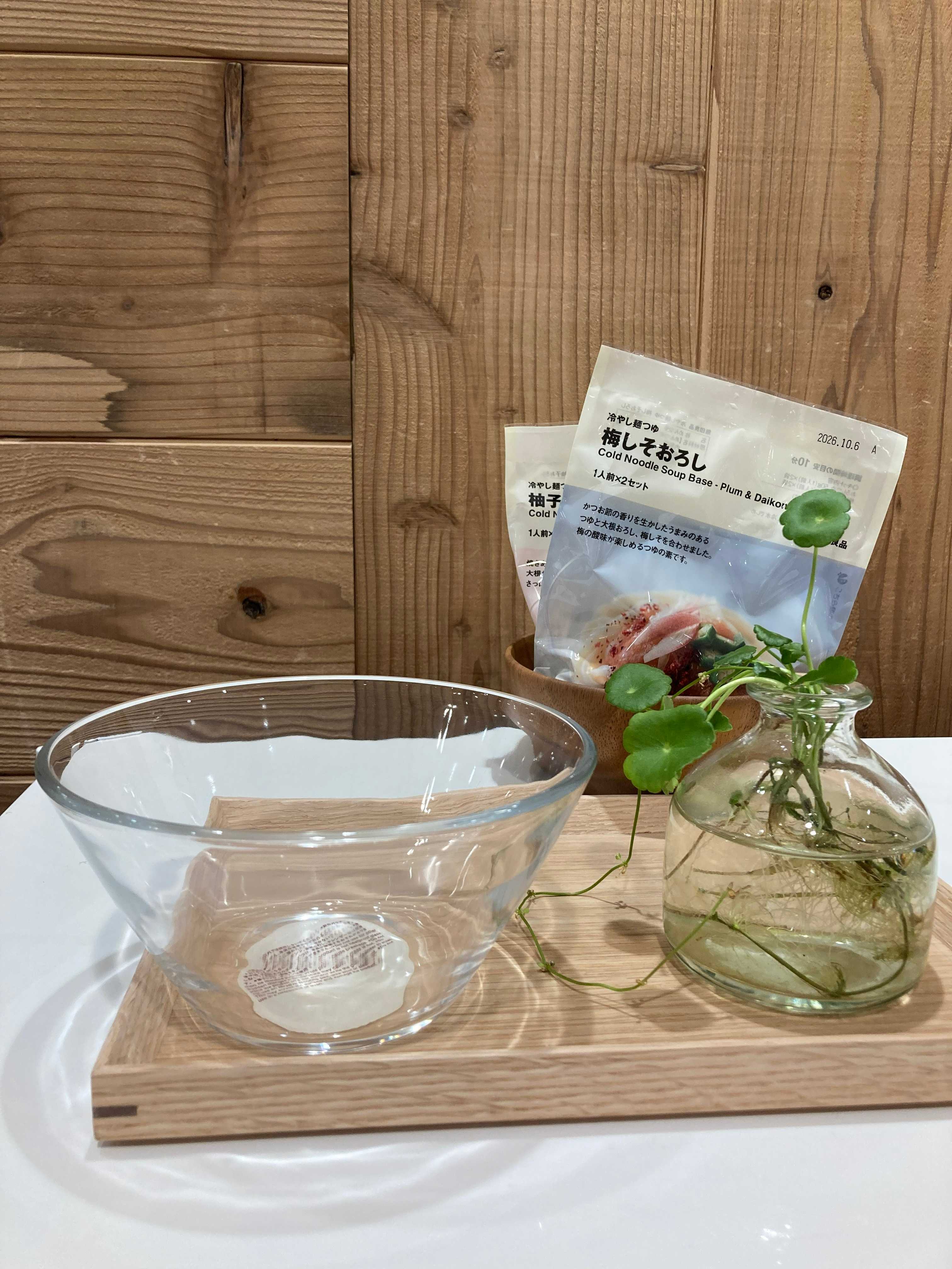 ソーダガラス　深鉢　大
