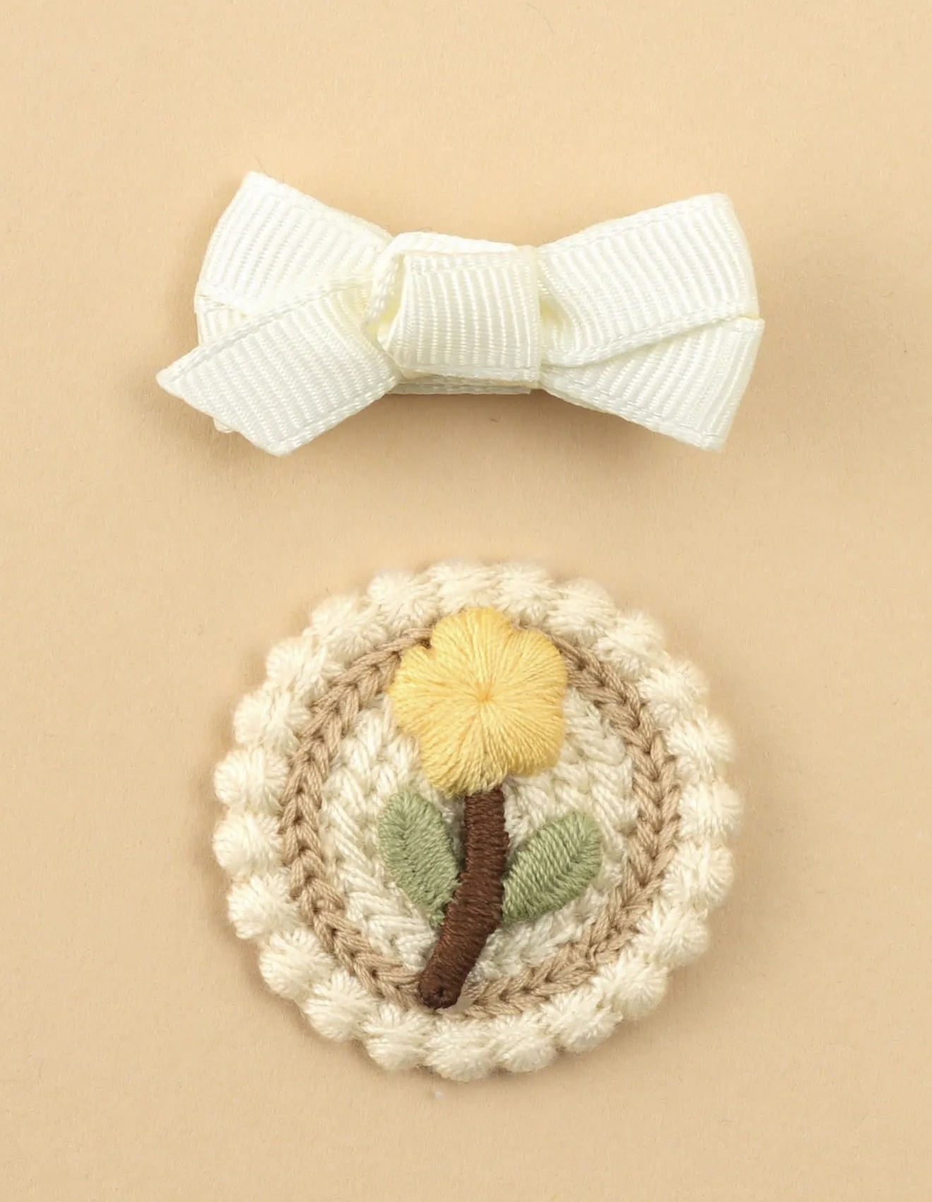 刺繍クリップ2個セット ¥330(税込)